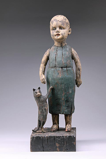 Girl with Cat