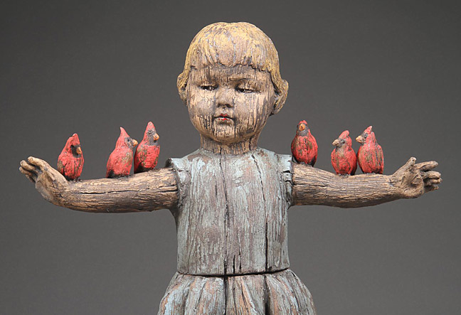 Cardinals close-up view
